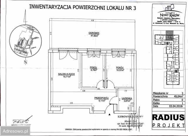 Mieszkanie 3-pokojowe Warszawa Raków, ul. Klinkierowa. Zdjęcie 16