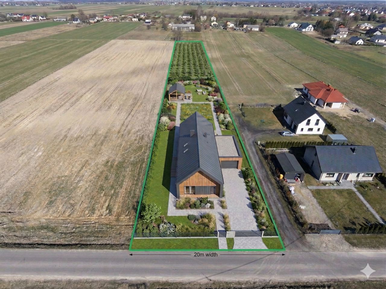 Działka rolno-budowlana Niedrzwica Duża, ul. Cicha. Zdjęcie 5