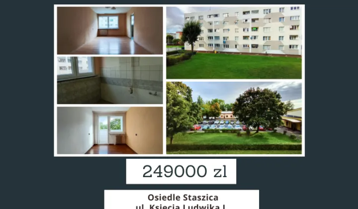 Mieszkanie 2-pokojowe Lubin Centrum, ul. Księcia Ludwika I