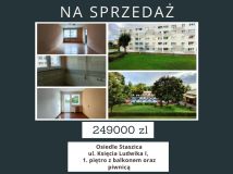 Mieszkanie 2-pokojowe Lubin Centrum, ul. Księcia Ludwika I