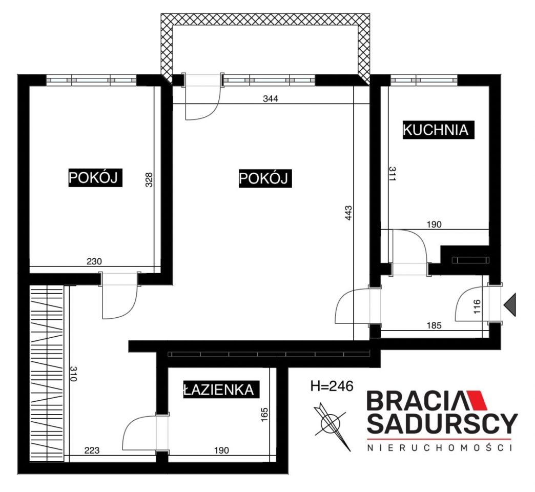 Mieszkanie 2-pokojowe Kraków Krowodrza, ul. Racławicka. Zdjęcie 23