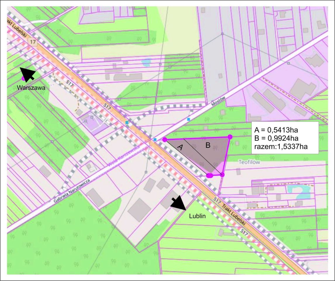 Działka inwestycyjna Wola Ducka. Zdjęcie 2