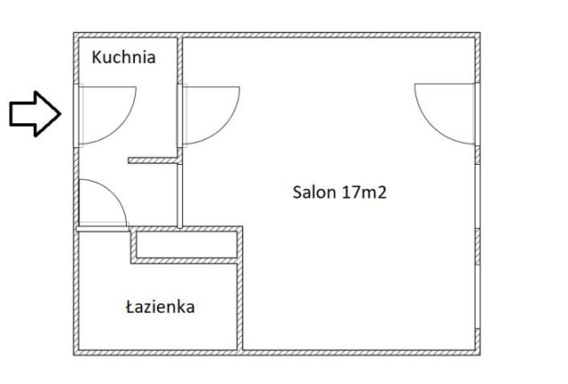 Mieszkanie 1-pokojowe Kraków Olsza, ul. Tadeusza Kantora. Zdjęcie 10