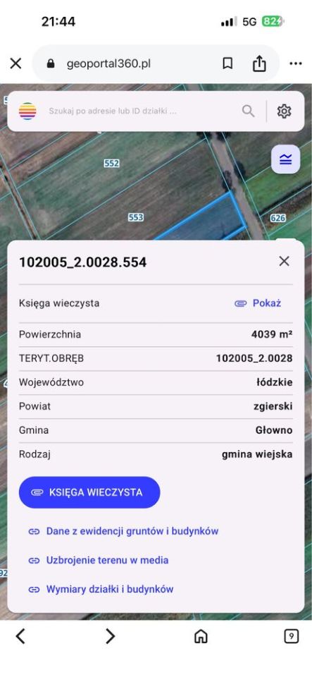 Działka rolna Wola Mąkolska. Zdjęcie 3