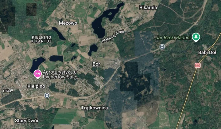Działka budowlana Mezowo, ul. Piaskowa