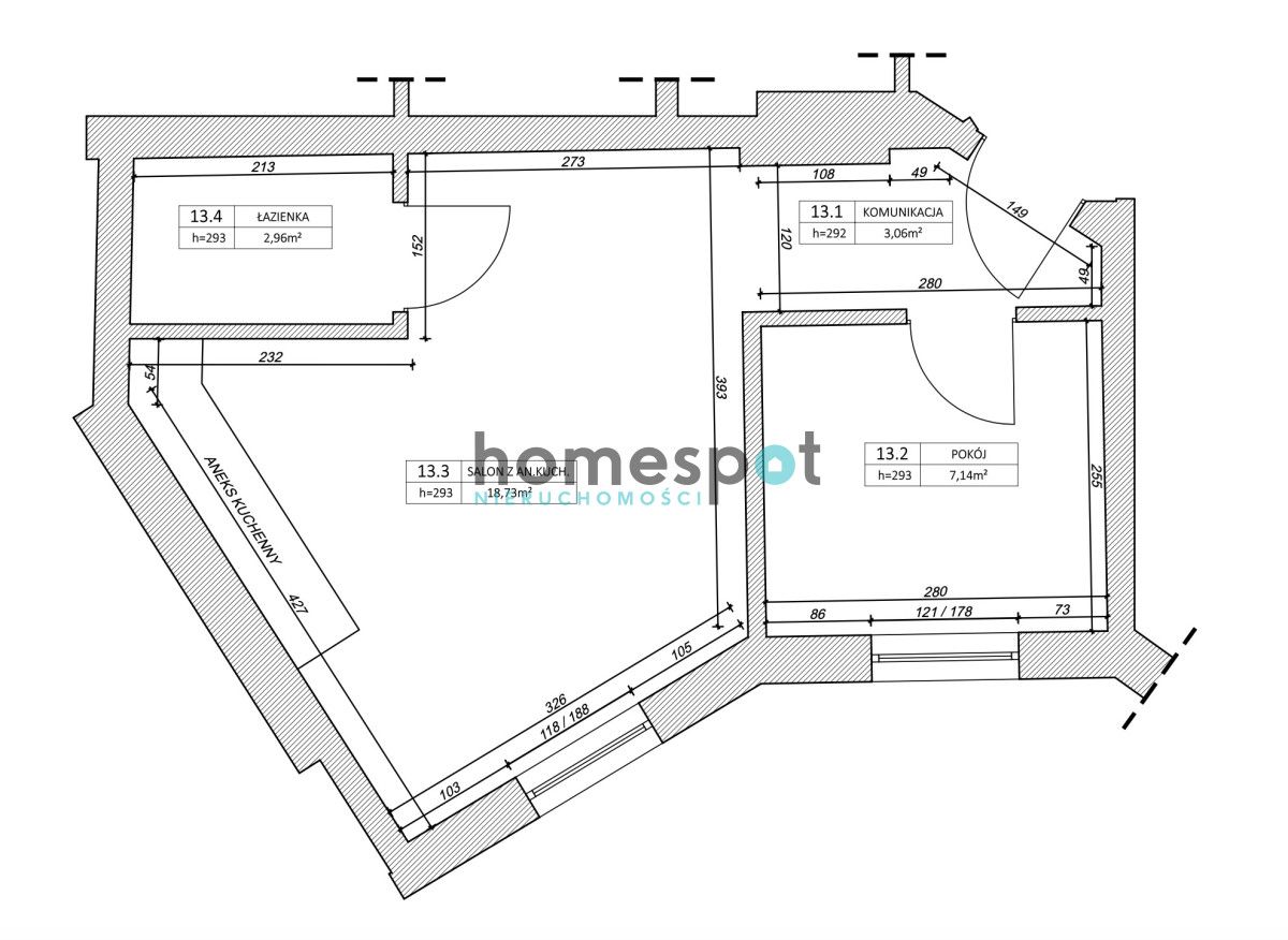 Mieszkanie 2-pokojowe Poznań Łazarz, ul. Kolejowa. Zdjęcie 6