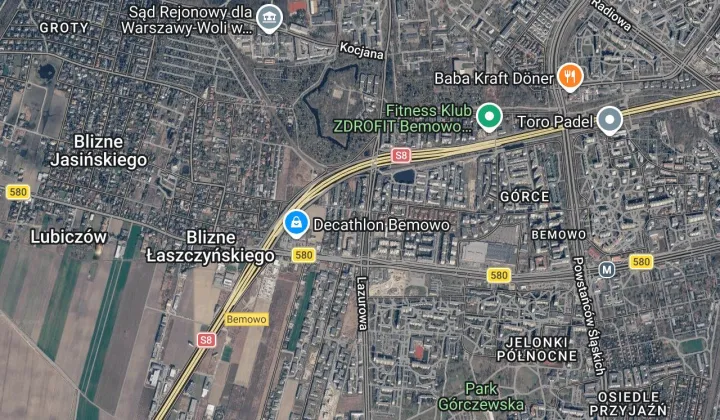 Mieszkanie 3-pokojowe Warszawa Bemowo, ul. Narwik