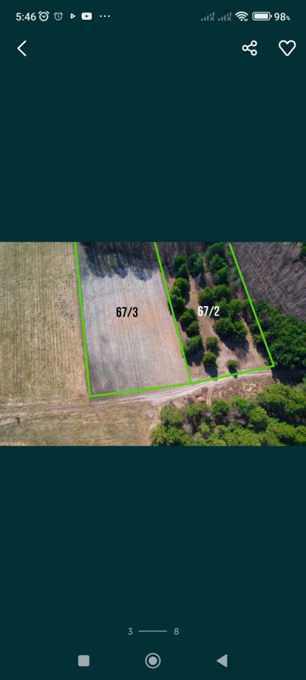 Działka rolno-budowlana Ptaszkowice. Zdjęcie 5