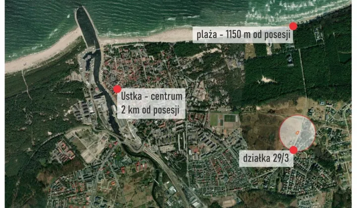Działka budowlana Ustka