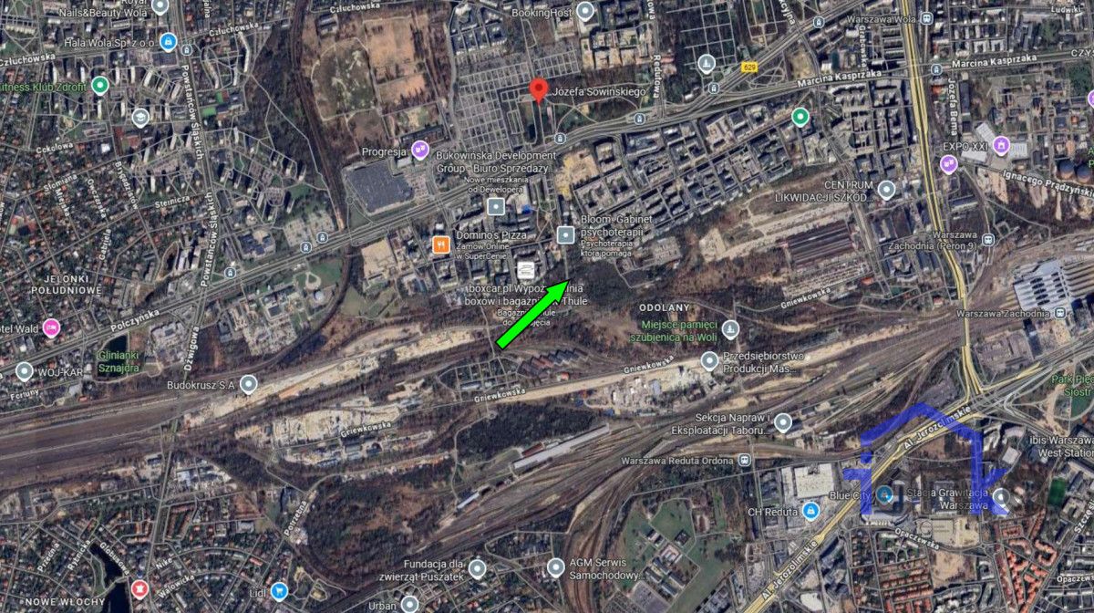 Działka inwestycyjna Warszawa Wola, ul. Józefa Sowińskiego. Zdjęcie 2