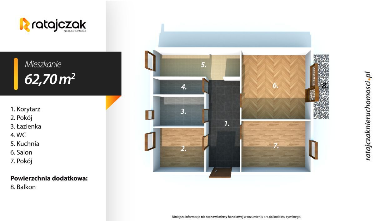 Mieszkanie 3-pokojowe Gdańsk Morena, ul. Krzysztofa Kolumba. Zdjęcie 19