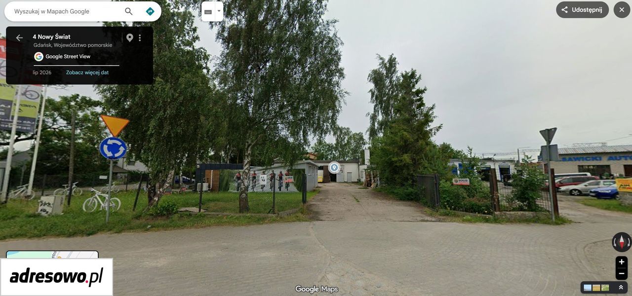 Hala/magazyn Gdańsk Osowa, ul. Nowy Świat. Zdjęcie 1
