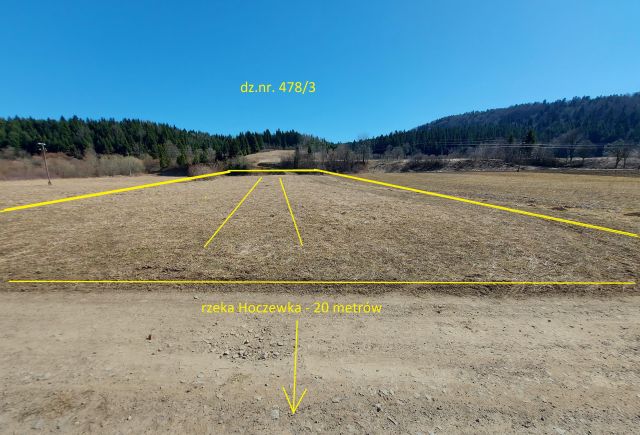 Działka budowlana Zahoczewie Podskała. Zdjęcie 1