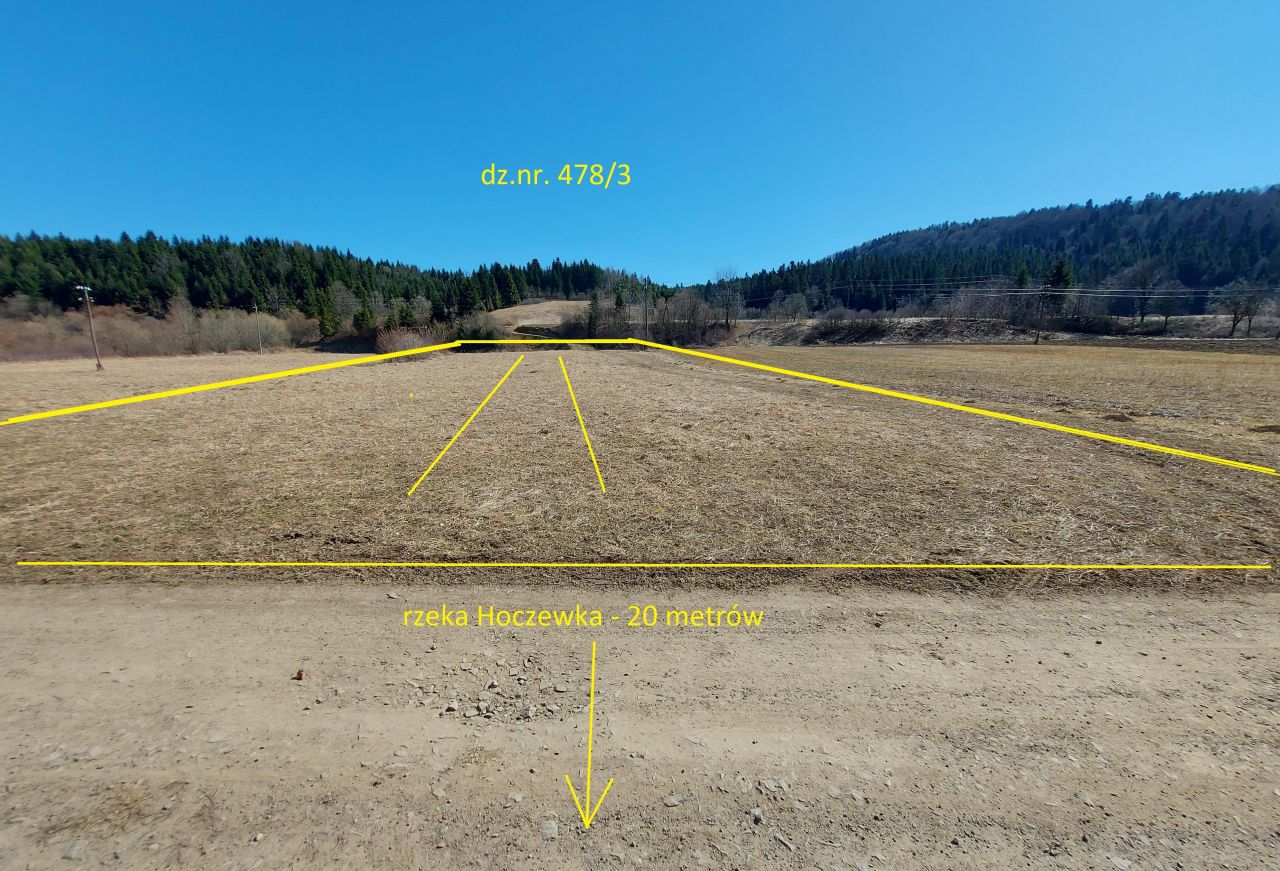 Działka budowlana Zahoczewie Podskała