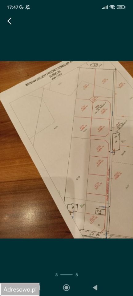 Działka budowlana Elżbiecin. Zdjęcie 2