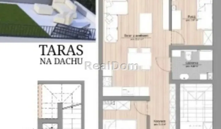 Mieszkanie 3-pokojowe Kraków Dębniki, ul. Spacerowa