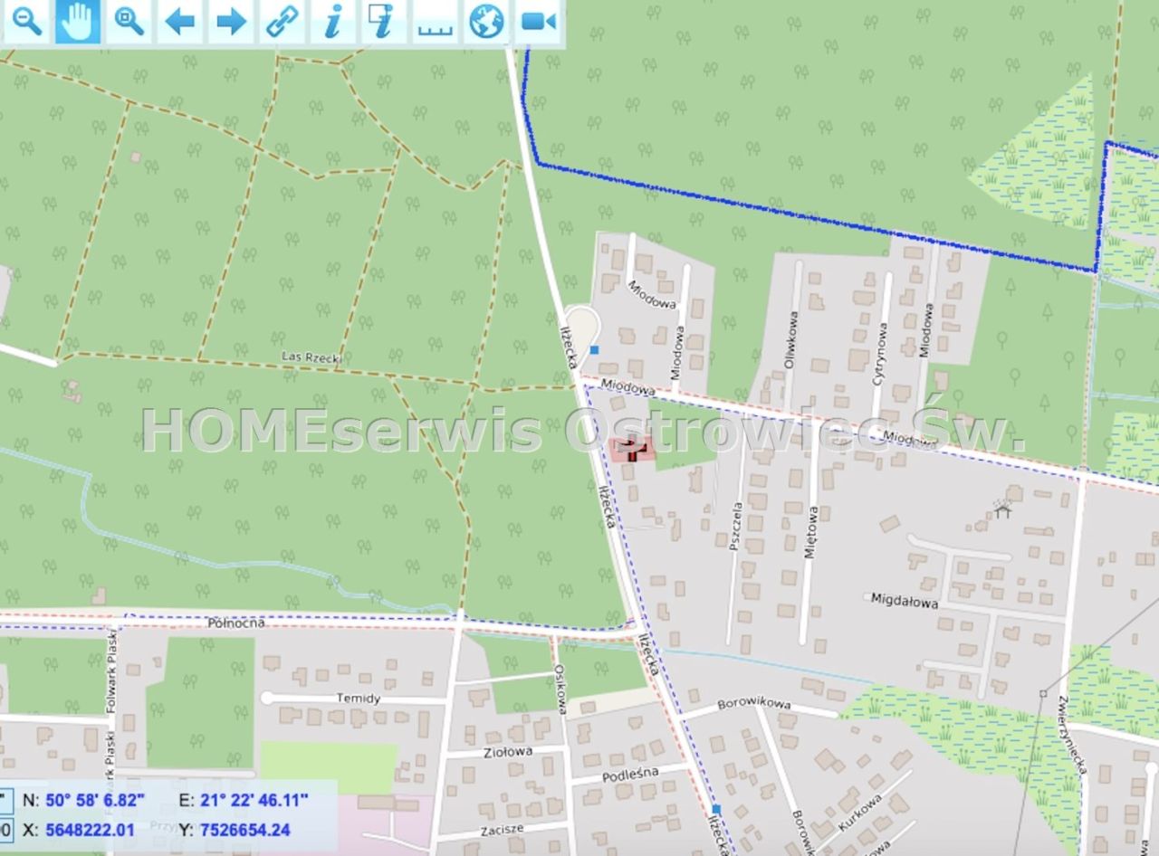 Działka budowlana Ostrowiec Świętokrzyski Henryków, ul. Iłżecka. Zdjęcie 5