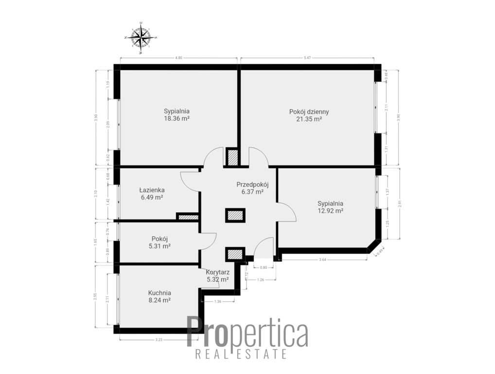 Mieszkanie 4-pokojowe Warszawa Mokotów, ul. Tadeusza Hołówki. Zdjęcie 17