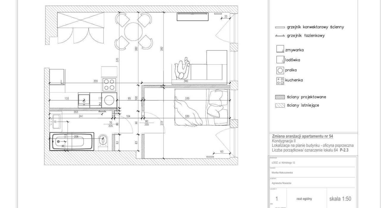Mieszkanie 2-pokojowe Łódź, ul. Jana Kilińskiego. Zdjęcie 7