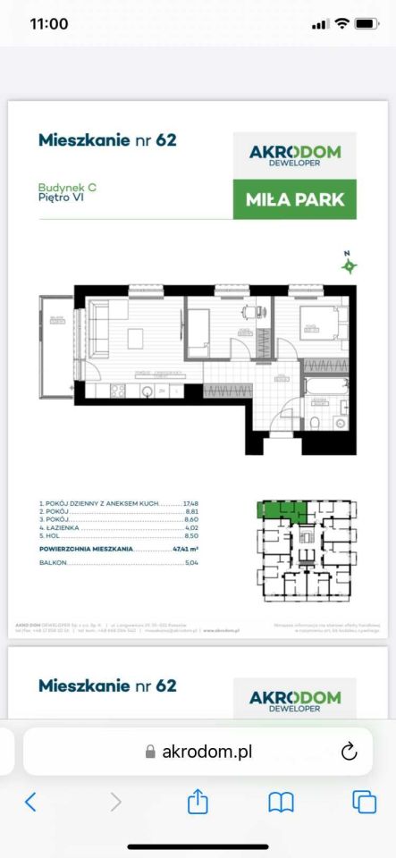 Mieszkanie 3-pokojowe Rzeszów, ul. Miła. Zdjęcie 8