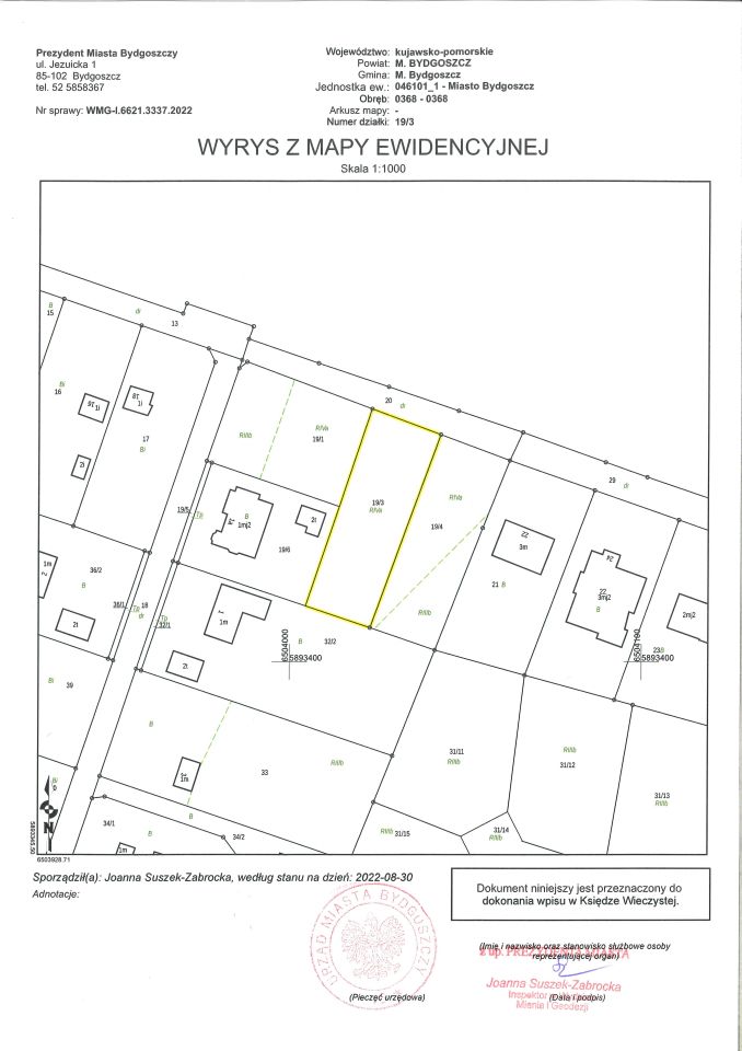 Działka budowlana Bydgoszcz, ul. Bielska. Zdjęcie 8