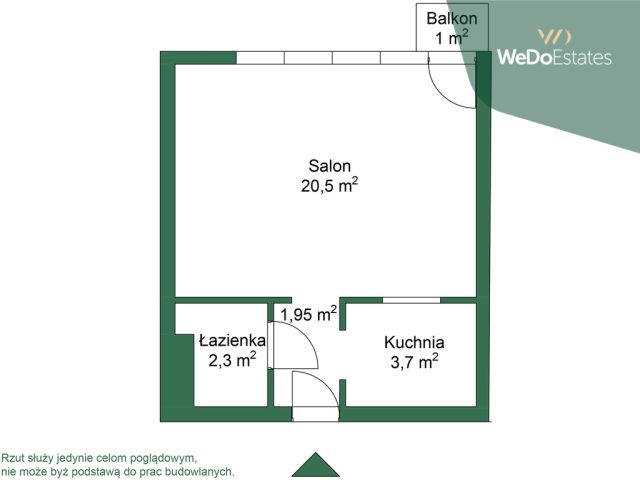 Mieszkanie 1-pokojowe Warszawa Bielany, ul. Gustawa Daniłowskiego. Zdjęcie 9