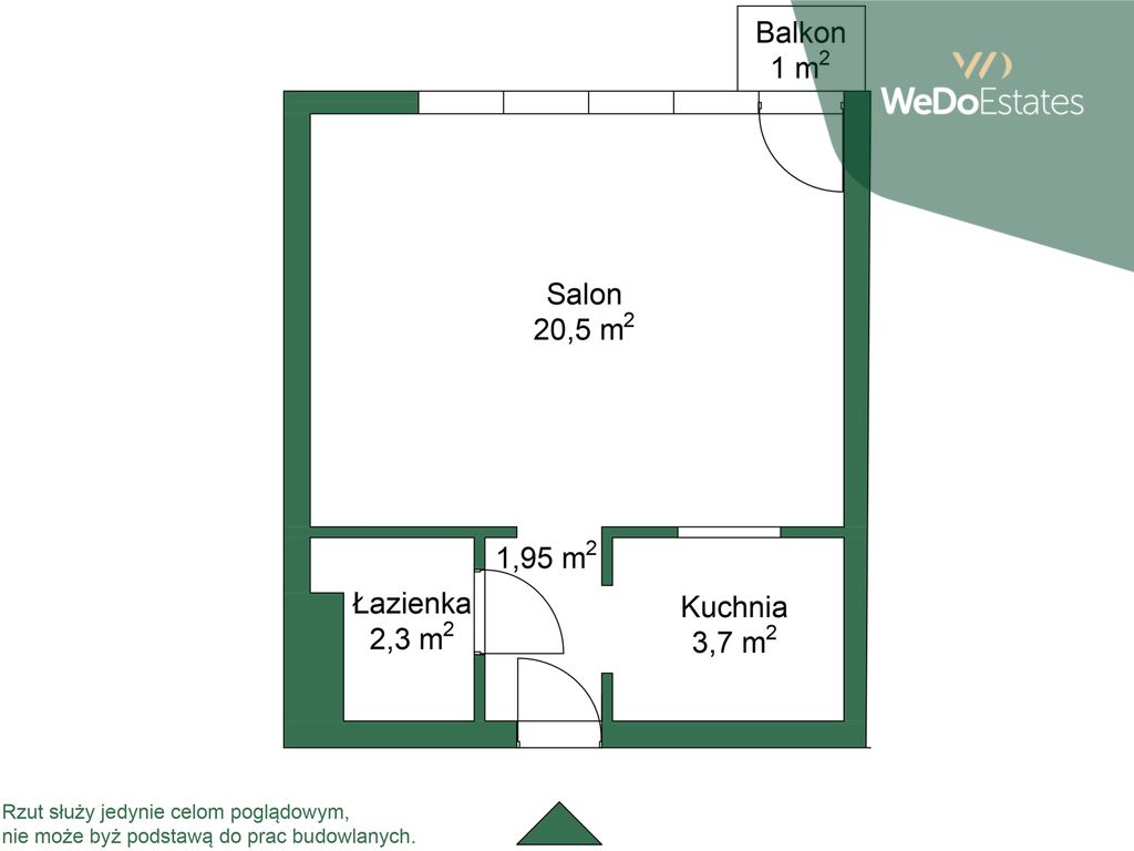 Mieszkanie 1-pokojowe Warszawa Bielany, ul. Gustawa Daniłowskiego. Zdjęcie 9