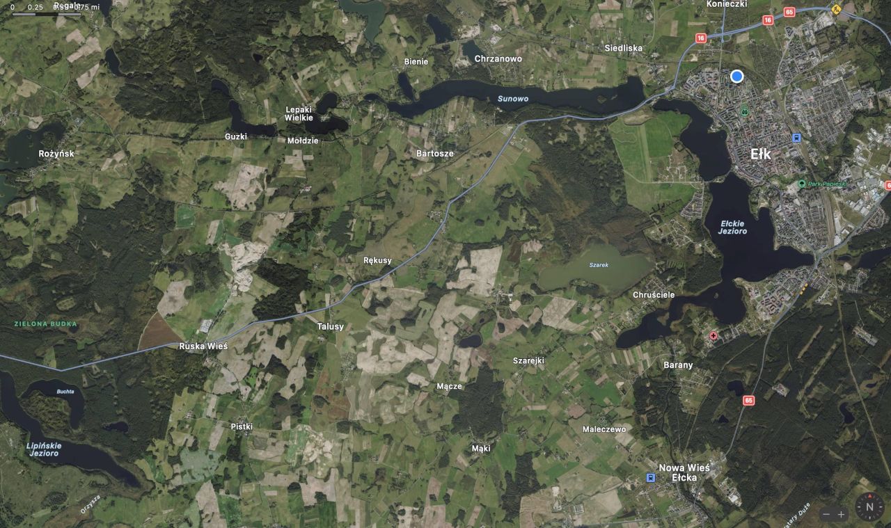 Działka rolno-budowlana Pistki. Zdjęcie 3