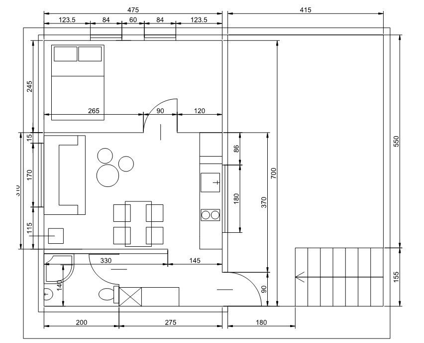 dom letniskowy, 2 pokoje Brzydowo. Zdjęcie 17