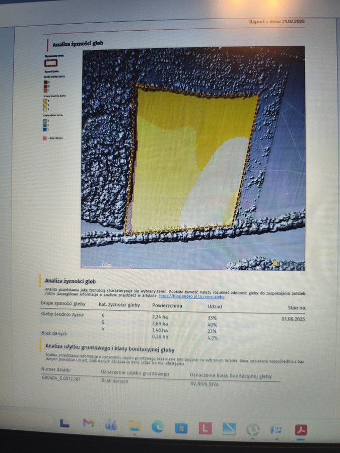 Działka rolna Podbrzezie Górne