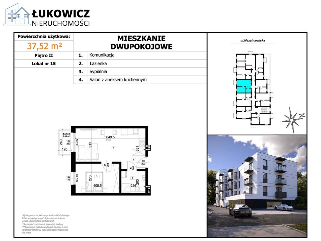 Mieszkanie 2-pokojowe Czechowice-Dziedzice, ul. Mazańcowicka. Zdjęcie 13
