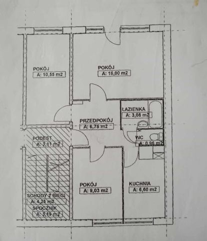 Mieszkanie 3-pokojowe Łódź Stare Polesie, ul. Przełajowa. Zdjęcie 12