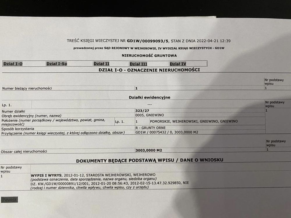 Działka rolna Gniewino. Zdjęcie 6