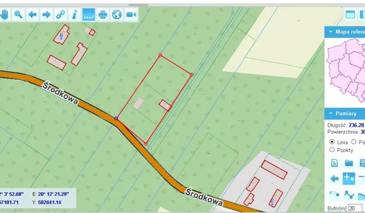 Działka rolno-budowlana Joachimów-Mogiły, ul. Środkowa