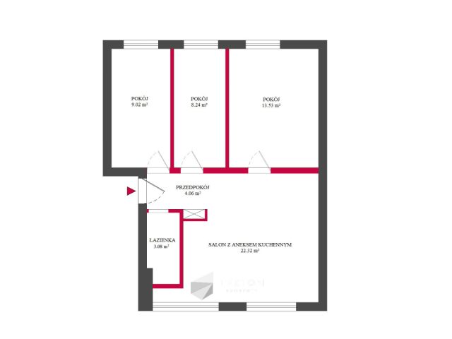 Mieszkanie 4-pokojowe Wrocław Księże Małe, ul. Opolska. Zdjęcie 9