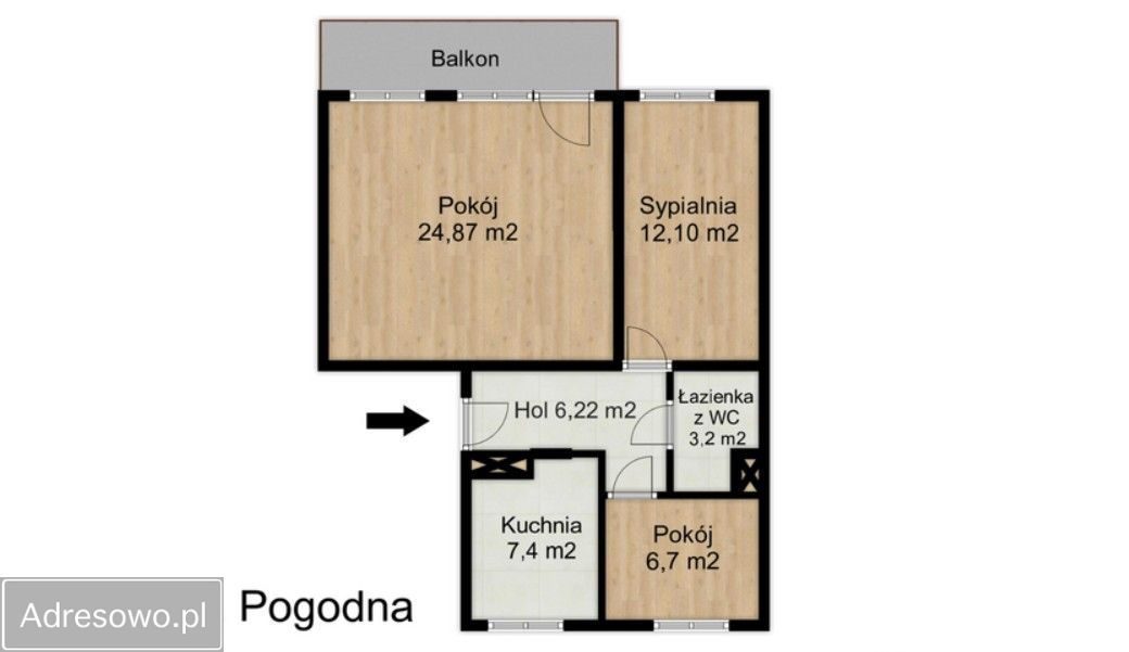 Mieszkanie 3-pokojowe Lublin Bronowice, ul. Pogodna. Zdjęcie 14