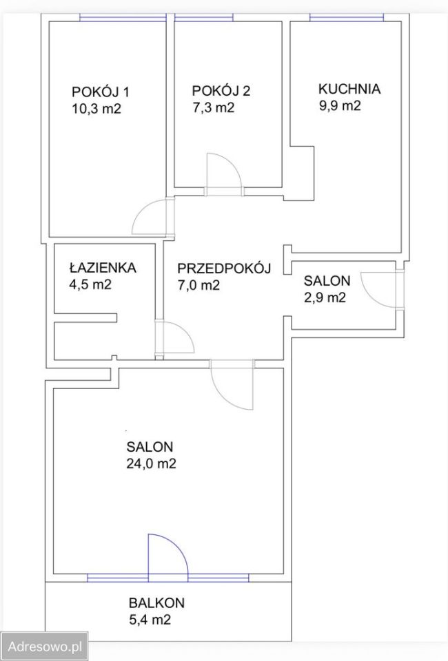 Mieszkanie 3-pokojowe Warszawa Gocław, ul. Władysława Umińskiego. Zdjęcie 4