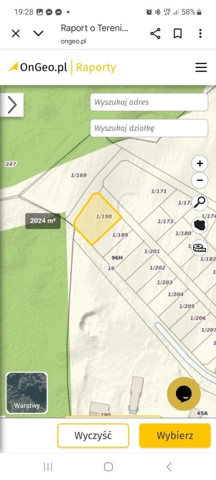 Działka rolno-budowlana Chynowie. Zdjęcie 4