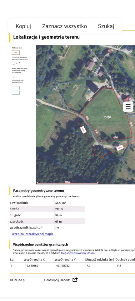 Działka budowlana Jaszczurowa, Jaszczurowa. Zdjęcie 7