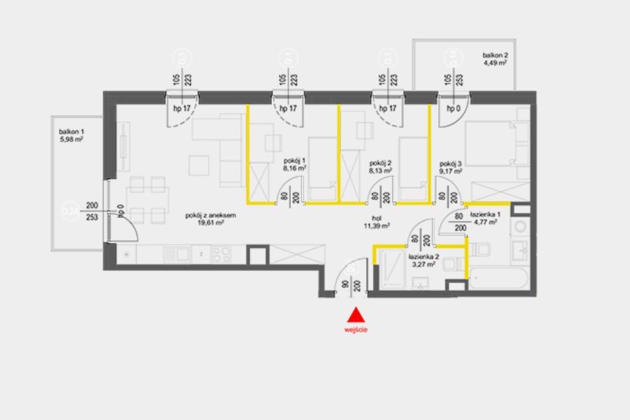 Mieszkanie 2-pokojowe Warszawa Praga-Południe, ul. Pawła Włodkowica. Zdjęcie 5