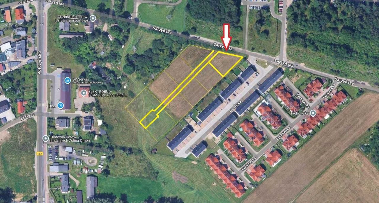 Działka budowlana Koszalin, ul. Sarzyńska