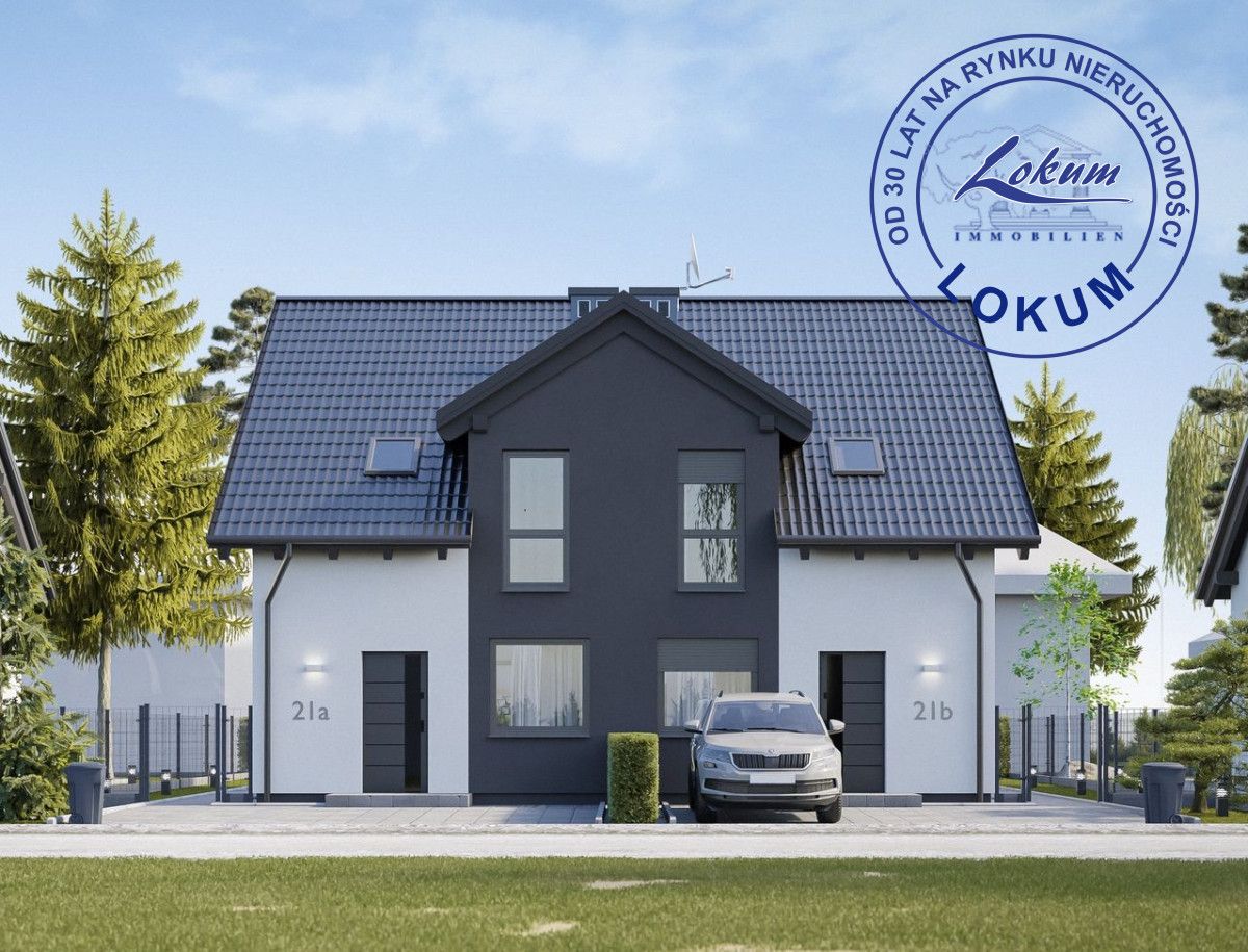 bliźniak, 4 pokoje Leszno, ul. Artura Grottgera. Zdjęcie 1