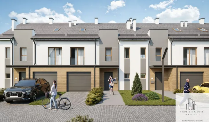 dom szeregowy, 4 pokoje Kąty Wrocławskie, ul. Imbirowa