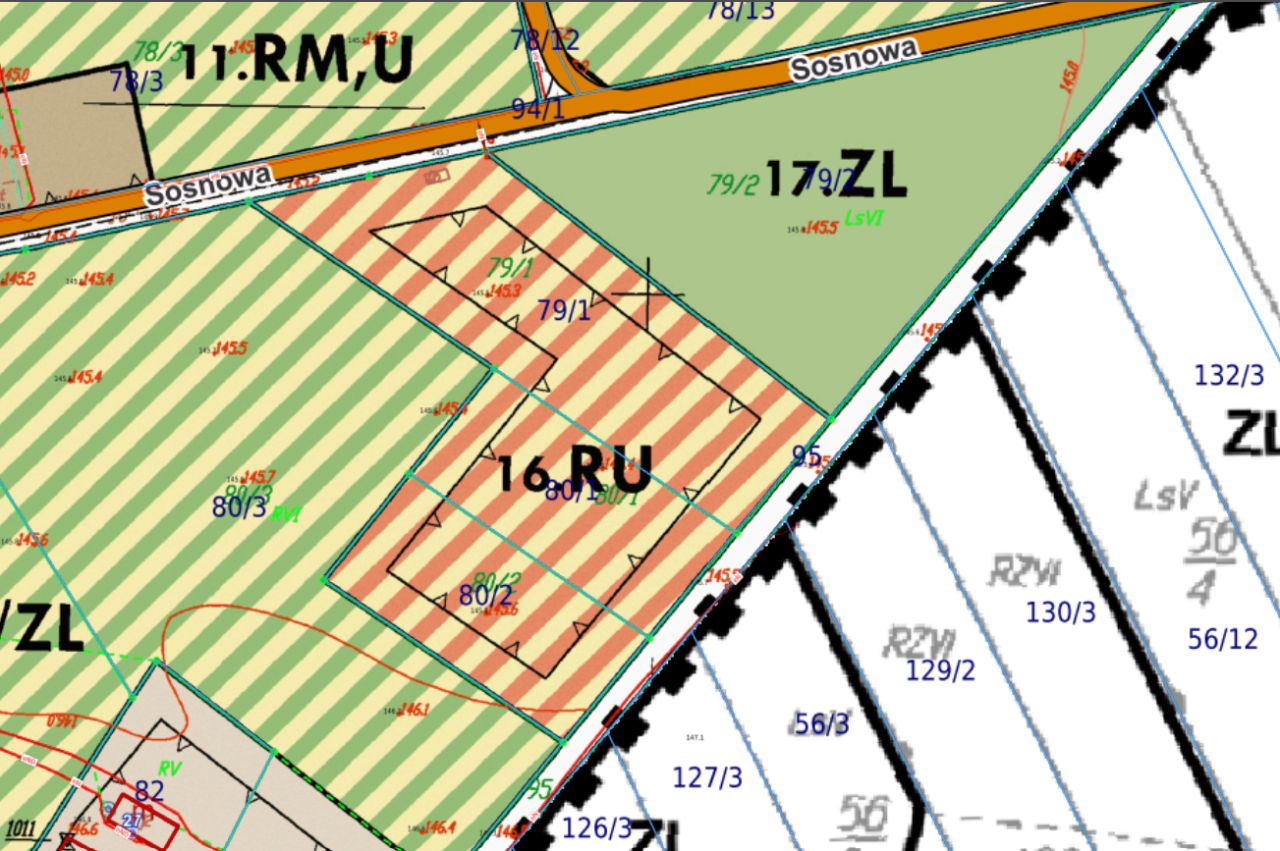 Działka rolno-budowlana Szczecinek Raciborki, ul. Sosnowa. Zdjęcie 2