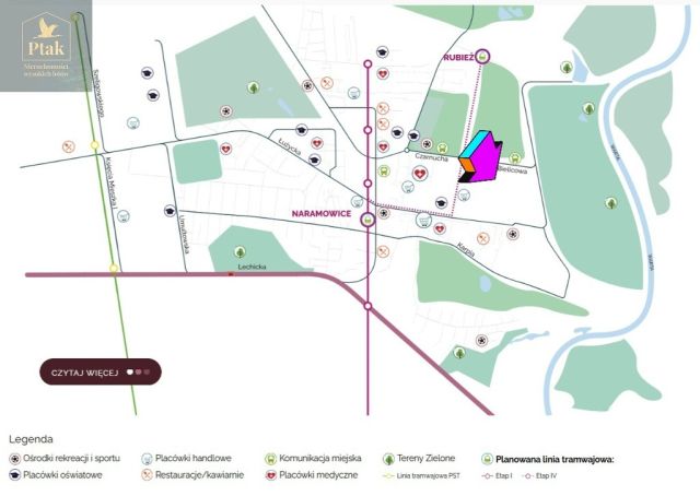 Mieszkanie 2-pokojowe Poznań Naramowice, ul. Bielicowa. Zdjęcie 2