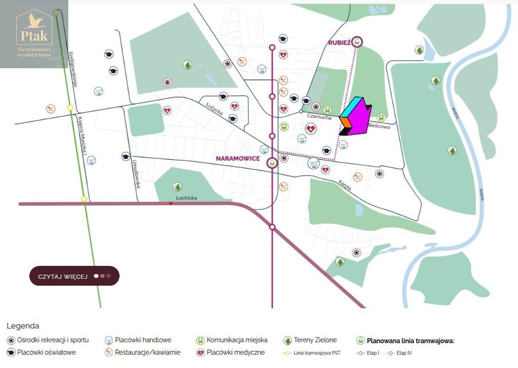 Mieszkanie 2-pokojowe Poznań Naramowice, ul. Bielicowa. Zdjęcie 2