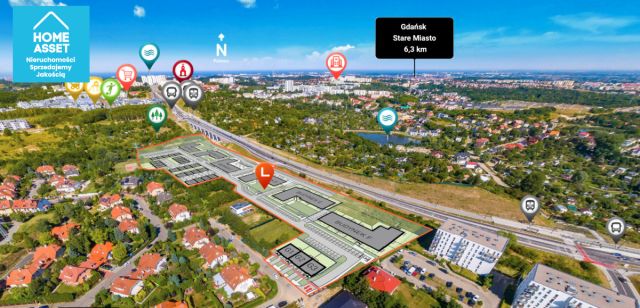 Mieszkanie 1-pokojowe Gdańsk Piecki, al. Aleja Pawła Adamowicza. Zdjęcie 5