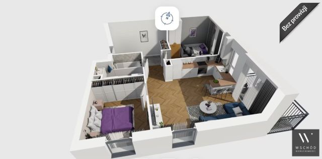 Mieszkanie 3-pokojowe Kraków Prądnik Biały. Zdjęcie 1