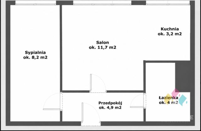 Mieszkanie 2-pokojowe Olsztyn, ul. Dworcowa. Zdjęcie 7