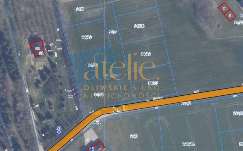 Działka budowlana Rębiska